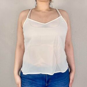 Women's White Camisole Top